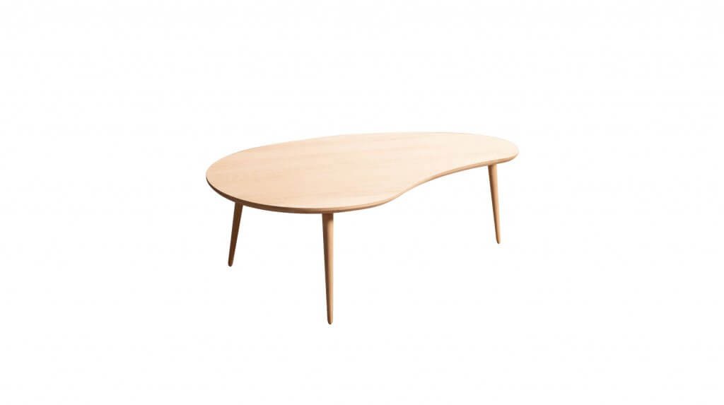 Table basse format haricot (140x90cm)