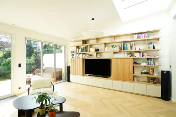 Meuble TV bibliothèque 4