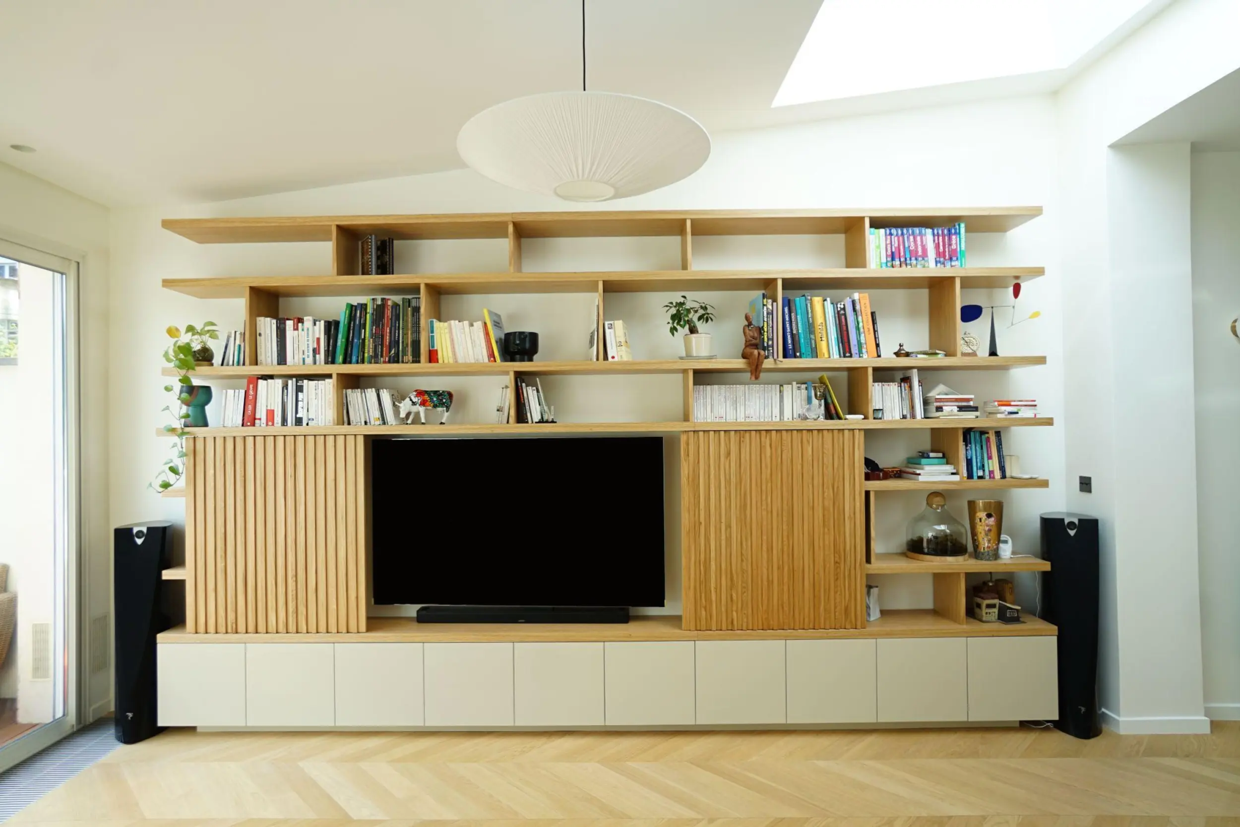 Meuble TV bibliothèque