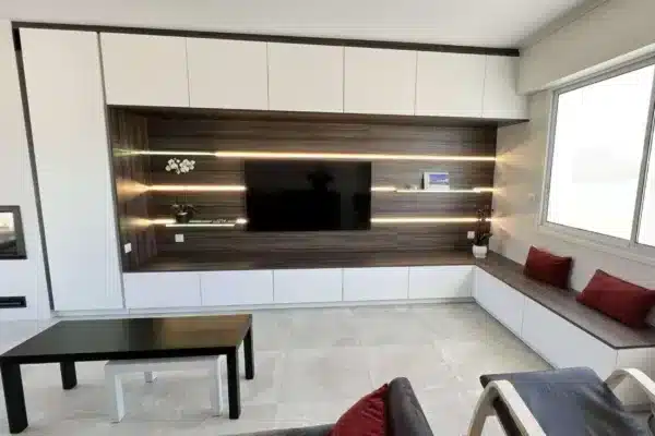 Meuble TV blanc 3