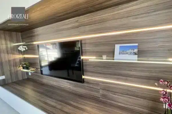 Meuble TV blanc 4