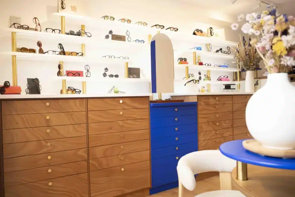 Agencement opticien