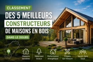 Maison ossature bois dans le Doubs