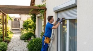 Volet roulant, exemple de fermeture extérieure à entretenir