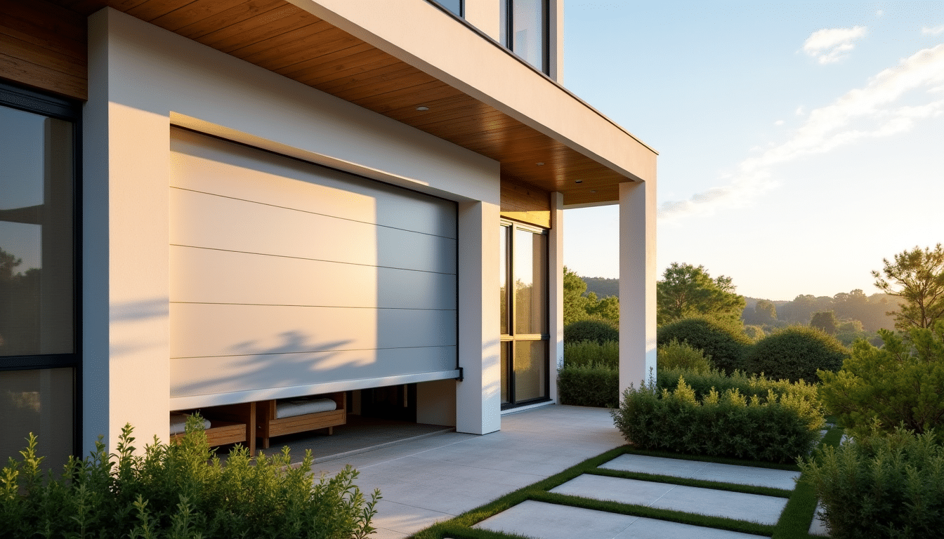 Volets roulants sur mesure installés sur les fenêtres d’une maison